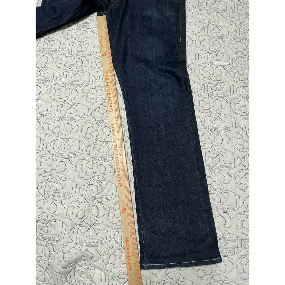 True Religion Mens Ricky Relaxed Straight Jeans Flap Pockets Size 40 x 35